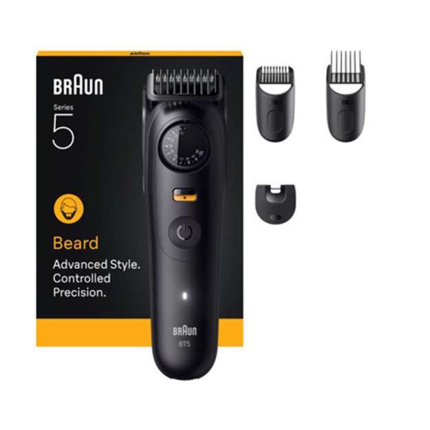 Braun Beard Trimmer | Series 5 BT5520 | Cordless | Number of length steps 40 | Black