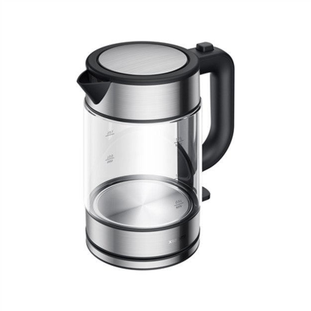 Xiaomi | Electric Glass Kettle EU | Electric | 2200 W | 1.7 L | Glass | 360° rotational base | Black/Stainless Steel 5