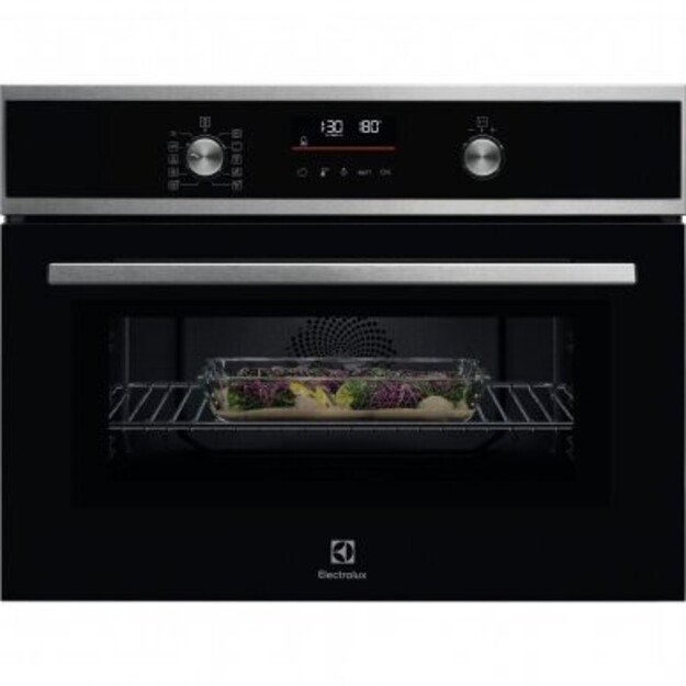 Kompaktinė orkaitė su mikrobangų funkcija Electrolux EVL6E49X
