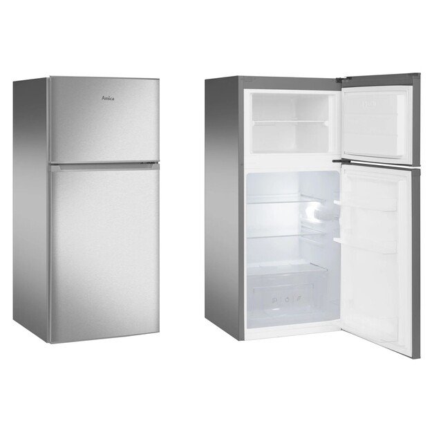 AMICA FD2015.4X(E) Silver Refrigerator with Freezer 11