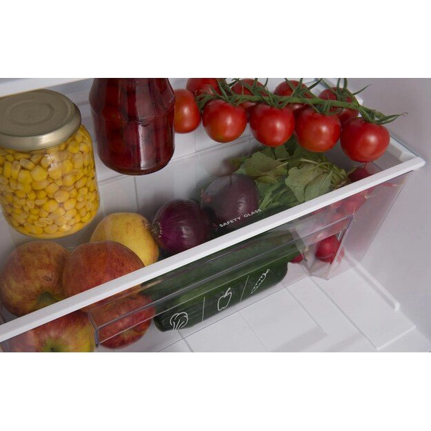 AMICA FD2015.4X(E) Silver Refrigerator with Freezer 3