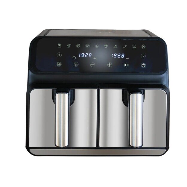 Unold 58685 fryer Double 8 L Stand-alone 1700 W Hot air fryer Black, Grey 10