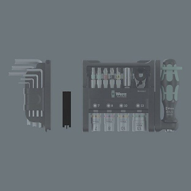 Wera 05049025001 mechanics tool set 50 tools