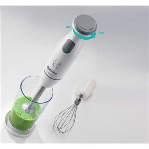 Gorenje Hand blender | HBC802QW | Hand Blender | 800 W | Jar material Plastic | Jar capacity 0.5 L | White