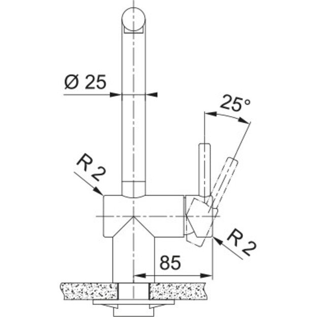 FRANKE Atlas Neo 115.0681.242, aukso 2