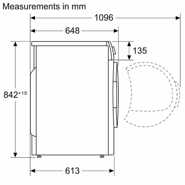 Džiovyklė BOSCH WQG2450RDN