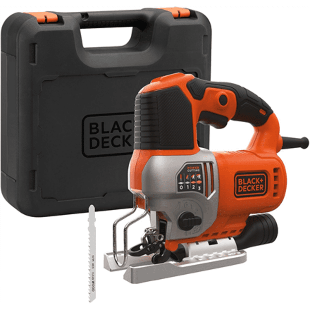 Black&Decker Jigsaw BES610K-QS 650W Pendulum In Kitbox | BLACK & DECKER