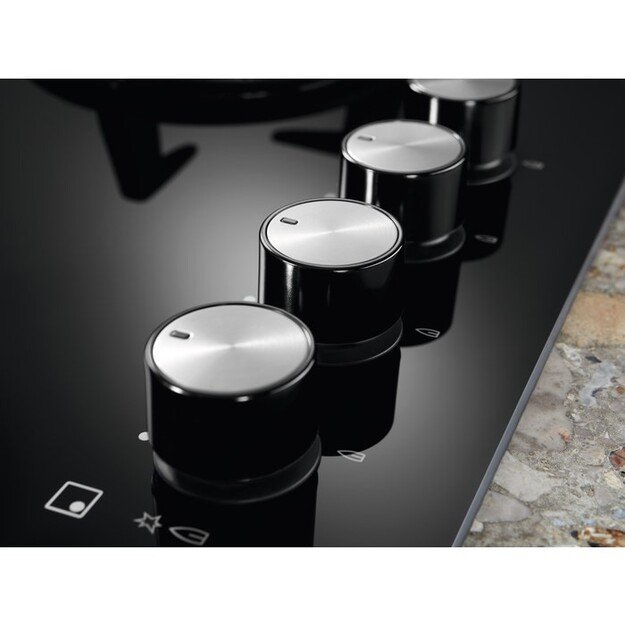 Electrolux KGG75362K Black Built-in 74 cm Gas 5 zone(s) 4