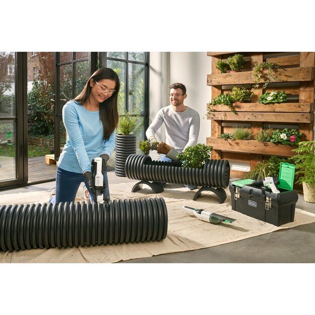 Dulkių siurblys 7.2V REVHV8C-QW BLACK+DECKER