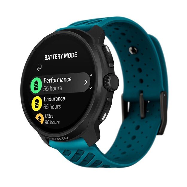 Suunto Race 2 Wave Blue 3.81 cm (1.5 ) AMOLED 49 mm Digital 466 x 466 pixels Touchscreen Black GPS (satellite)