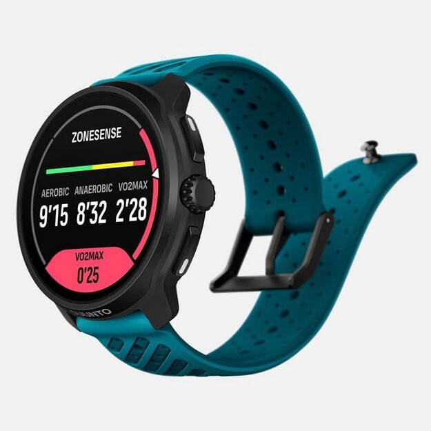 Suunto Race 2 Wave Blue 3.81 cm (1.5 ) AMOLED 49 mm Digital 466 x 466 pixels Touchscreen Black GPS (satellite)