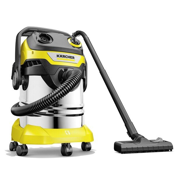 Kärcher WD 5 S V-25/5/22 Stainless steel, Black, Yellow 25 L 1100 W 2