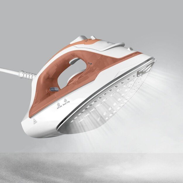Tefal Virtuo 30 FV2C40E0 iron Dry & Steam iron Ceramic soleplate 2000 W Peach, White 2