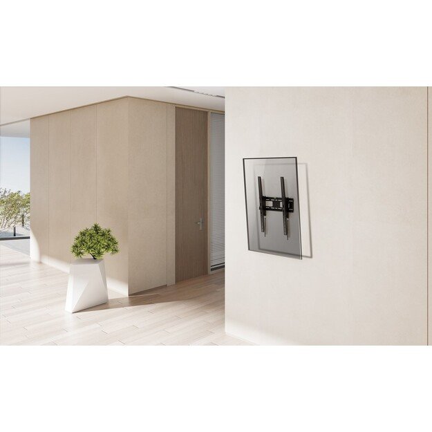 Gembird WM-75T-03 Portrait digital signage TV Wall Mount (tilt), 37  - 75  , black 2