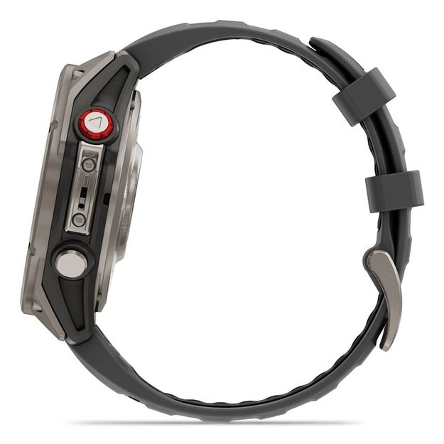 Garmin fēnix 8 Pro 3.56 cm (1.4 ) AMOLED 47 mm Digital 454 x 454 pixels Touchscreen Graphite, Titanium Wi-Fi GPS (satellite)