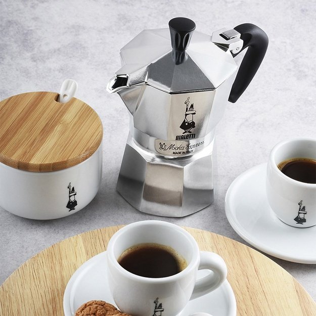 Bialetti Moka Express Moka pot 0.55 L Black, Silver