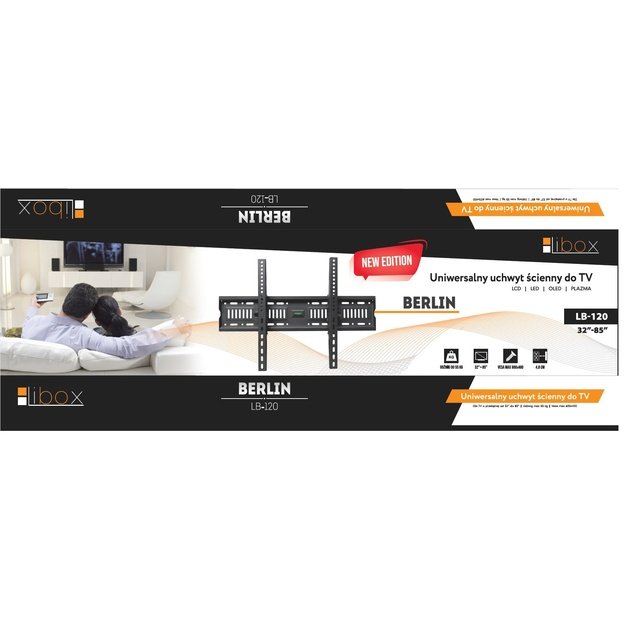 Mount wall for TV Libox Berlin LB-120 (Wall, 37  - 70 , max. 50kg)