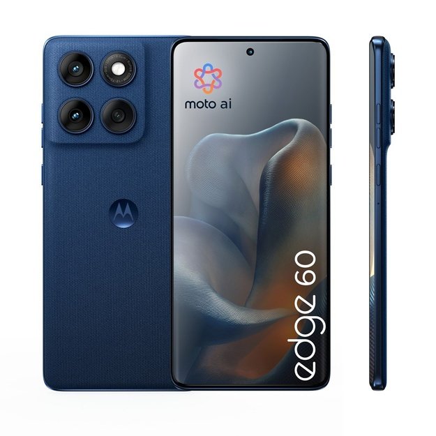 Motorola edge 60 16.9 cm (6.67 ) Dual SIM Android 15 5G USB Type-C 12 GB 256 GB 5200 mAh Blue