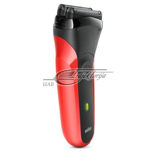 Braun Series 3 300s Foil shaver Trimmer Black, Red