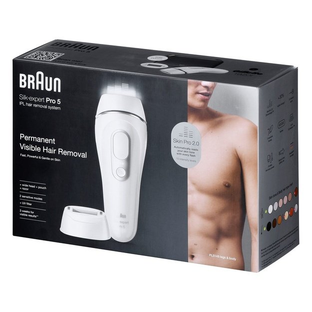 Depilator Braun Silk-expert Pro 5 PL5145 IPL biało-srebrny
