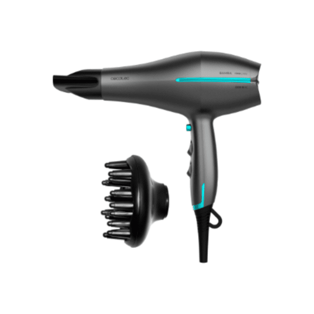 Cecotec Hair dryer | IoniCare 5300 Maxi Aura Black | 2200 W | Number of temperature settings 3 | Ionic function | Black