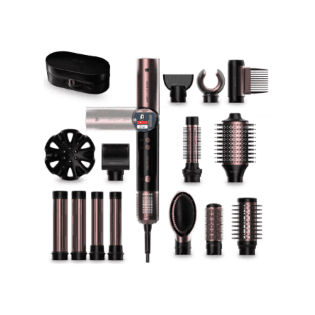 Cecotec Styling Brush | AirGlam 14in1 Flex Black | Ion conditioning | Barrel diameter 32 mm/35 mm | 1400 W | Black