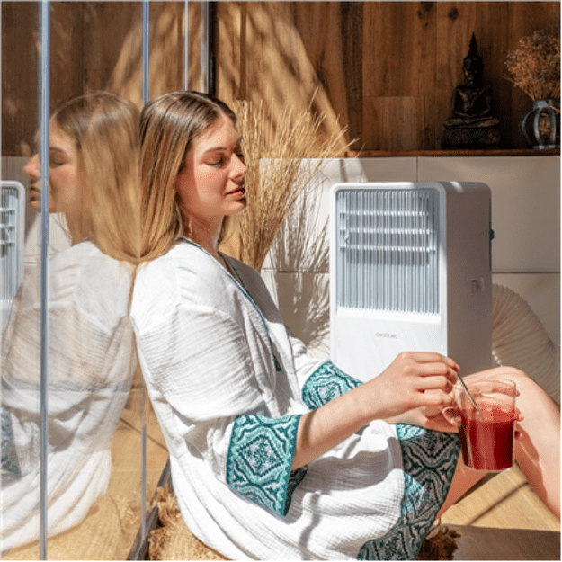 Cecotec Portable Air conditioner | ForceClima 7550 Style Connected | Number of speeds 2 | White