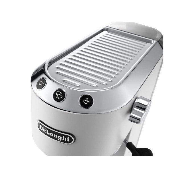 Delonghi | Dedica Pump Espresso | EC685W | Pump pressure 15 bar | Built-in milk frother | Semi-automatic | 1300 W | White
