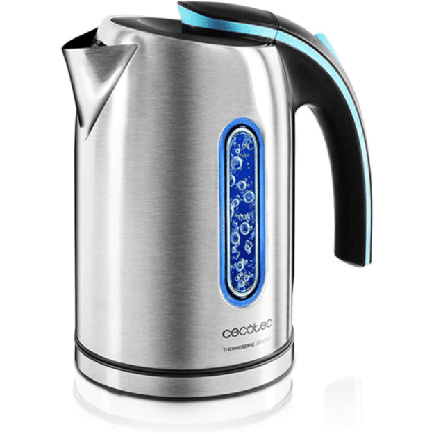 Cecotec Kettle | ThermoSense 220 Steel | Electric | 1630 W | 1.2 L | Stainless Steel | 360&deg; rotational base | Stainless Steel