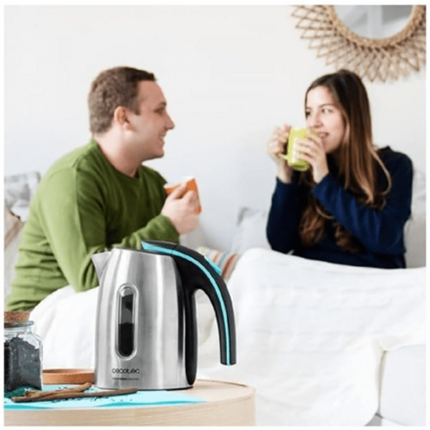 Cecotec Kettle | ThermoSense 220 Steel | Electric | 1630 W | 1.2 L | Stainless Steel | 360&deg; rotational base | Stainless Steel