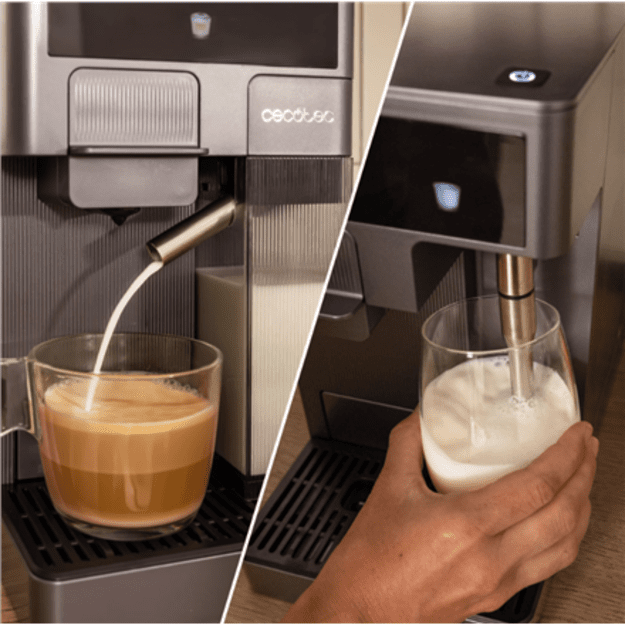 Cecotec Coffee machine | FreeStyle Latte T | Pump pressure 20 bar | Built-in milk frother | Automatic | Grey | 1350 W