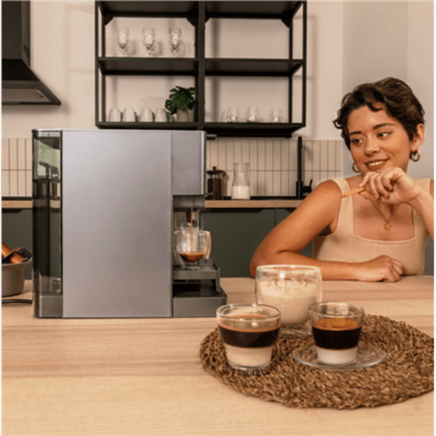 Cecotec Coffee machine | FreeStyle Latte T | Pump pressure 20 bar | Built-in milk frother | Automatic | Grey | 1350 W