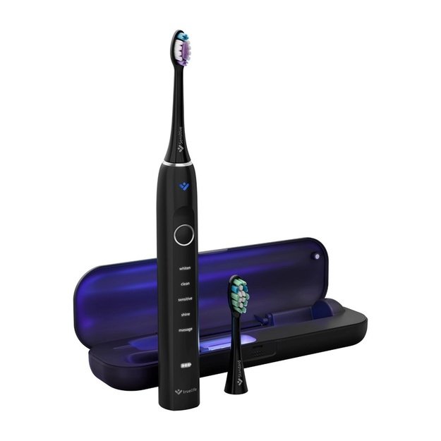 TrueLife SonicBrush Clean70 UV Sonic Toothbrush, Black