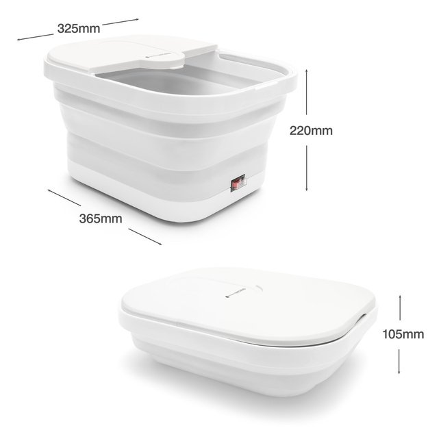 Rio Revive & Refresh Foldawayl Foot Spa Bath