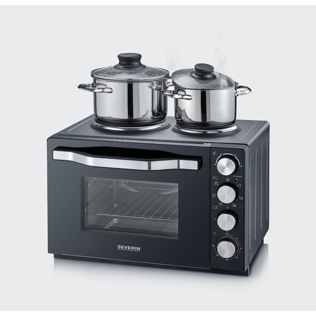 Severin TO 2074 toaster oven 30 L 2500 W Black Grill