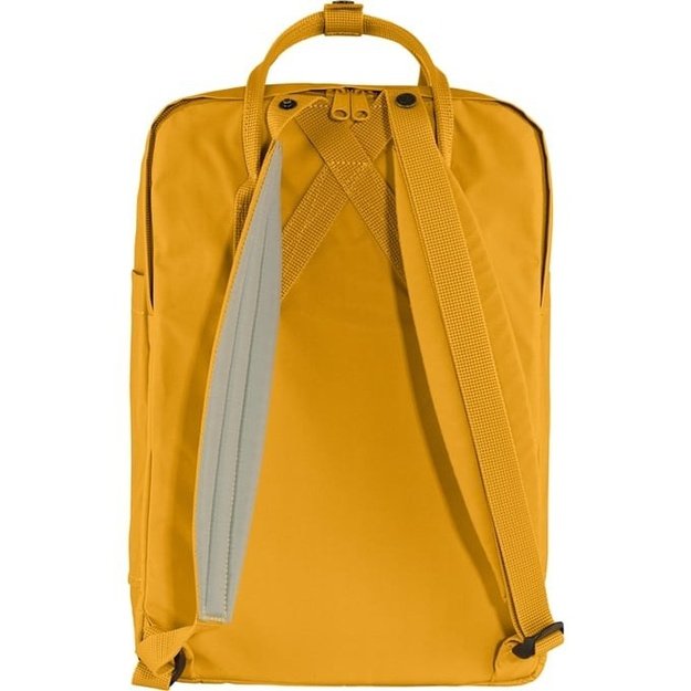 Fj&auml;llr&auml;en Kanken Laptop 15  Casual backpack Ochre Polyamide, Polypropylene (PP), Vinylon