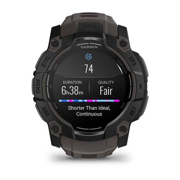 Garmin Instinct 3 AMOLED 3.3 cm (1.3 ) 50 mm Digital 416 x 416 pixels Touchscreen Black GPS (satellite)