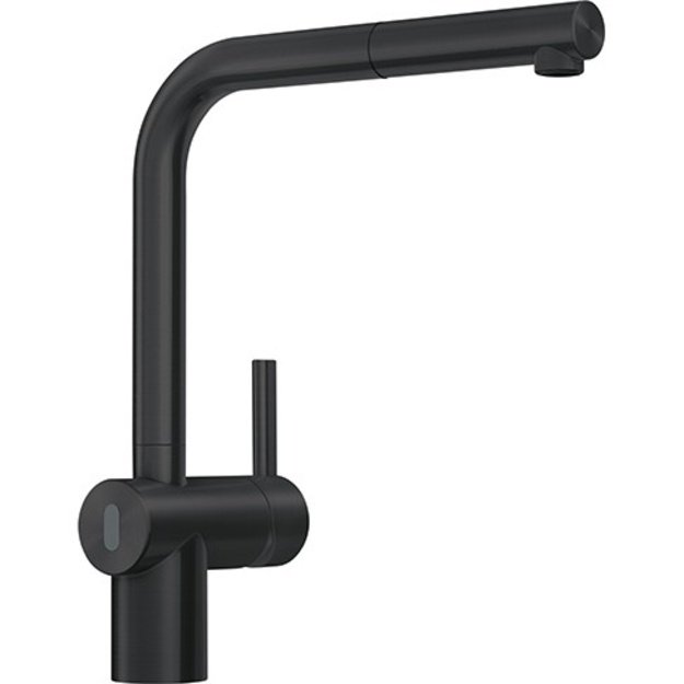 Sensorinis virtuvinis mai&scaron;ytuvas su i&scaron;traukiama žarna Franke Atlas Neo Sensor 115.0625.527, juodas
