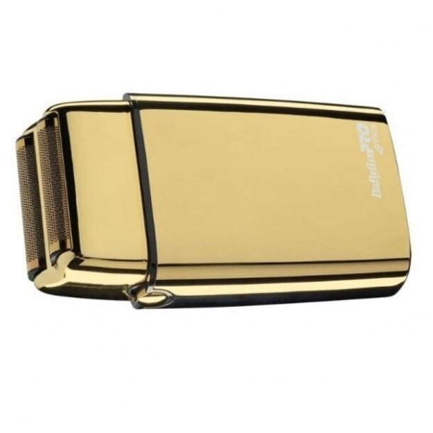 Mobili įkraunama barzdaskutė BaByliss PRO Double Foil Metal Shaver Gold FXFS2GE, auksinė