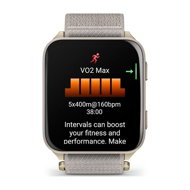 Garmin Venu X1 5.08 cm (2 ) AMOLED Digital 448 x 486 pixels Touchscreen Gold, Titanium Wi-Fi GPS (satellite)
