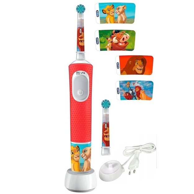 Oral-B Electric Toothbrush | Pro Kids 3+ Lion King | Rechargeable | For kids | Number of brush heads included 1 | Number of teet