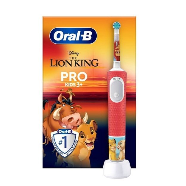 Oral-B Electric Toothbrush | Pro Kids 3+ Lion King | Rechargeable | For kids | Number of brush heads included 1 | Number of teet