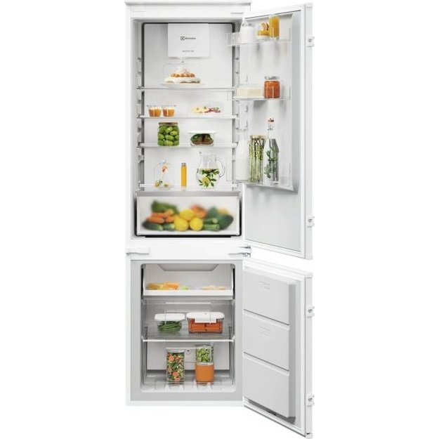 178 cm.  įmontuojamas &scaron;aldytuvas su &scaron;aldikliu Electrolux ENA7CE18S3
