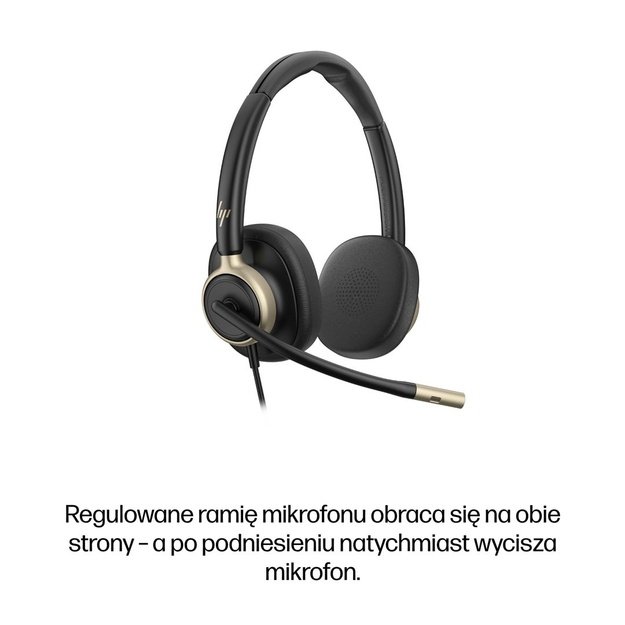HP Poly Mission 825 Stereo USB Wired Headset