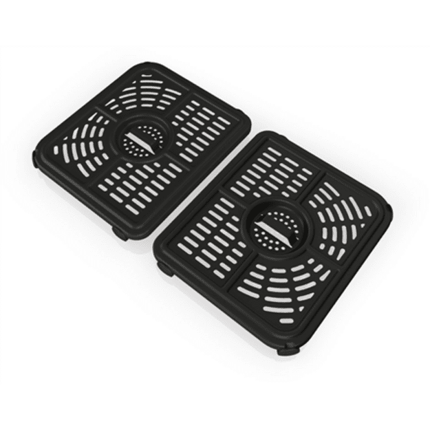 NINJA | Double Air Fryer | AF500EU Foodi FlexDrawer | Power 2470 W | Capacity 10.4 L | Black
