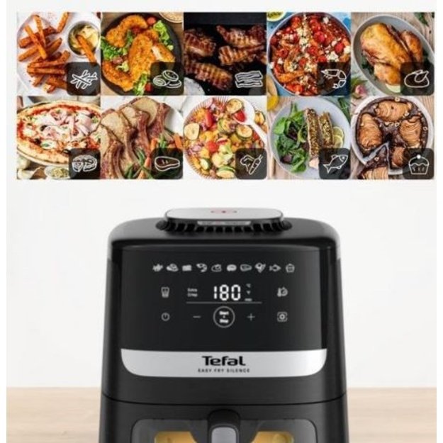 TEFAL Hot air fryer | EY5568E0 | Capacity 5 L | Black