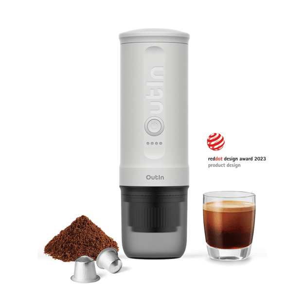 Portable coffee machine Outin Nano 7500mAh White