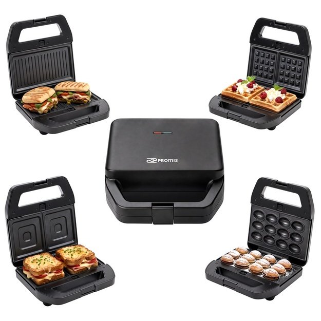 PROMIS 5-in-1 Toaster FORMEA /sandwich, cookies, nuts, waffles, doughnuts, grill/
