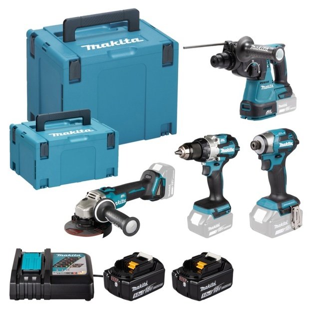 Akumuliatorinių įrankių rinkinys MAKITA DLX4200JX1