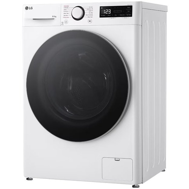LG | Washing machine with dryer | F2DR509S1W | Energy efficiency class A | Front loading | Washing capacity 9 kg | 1200 RPM | D